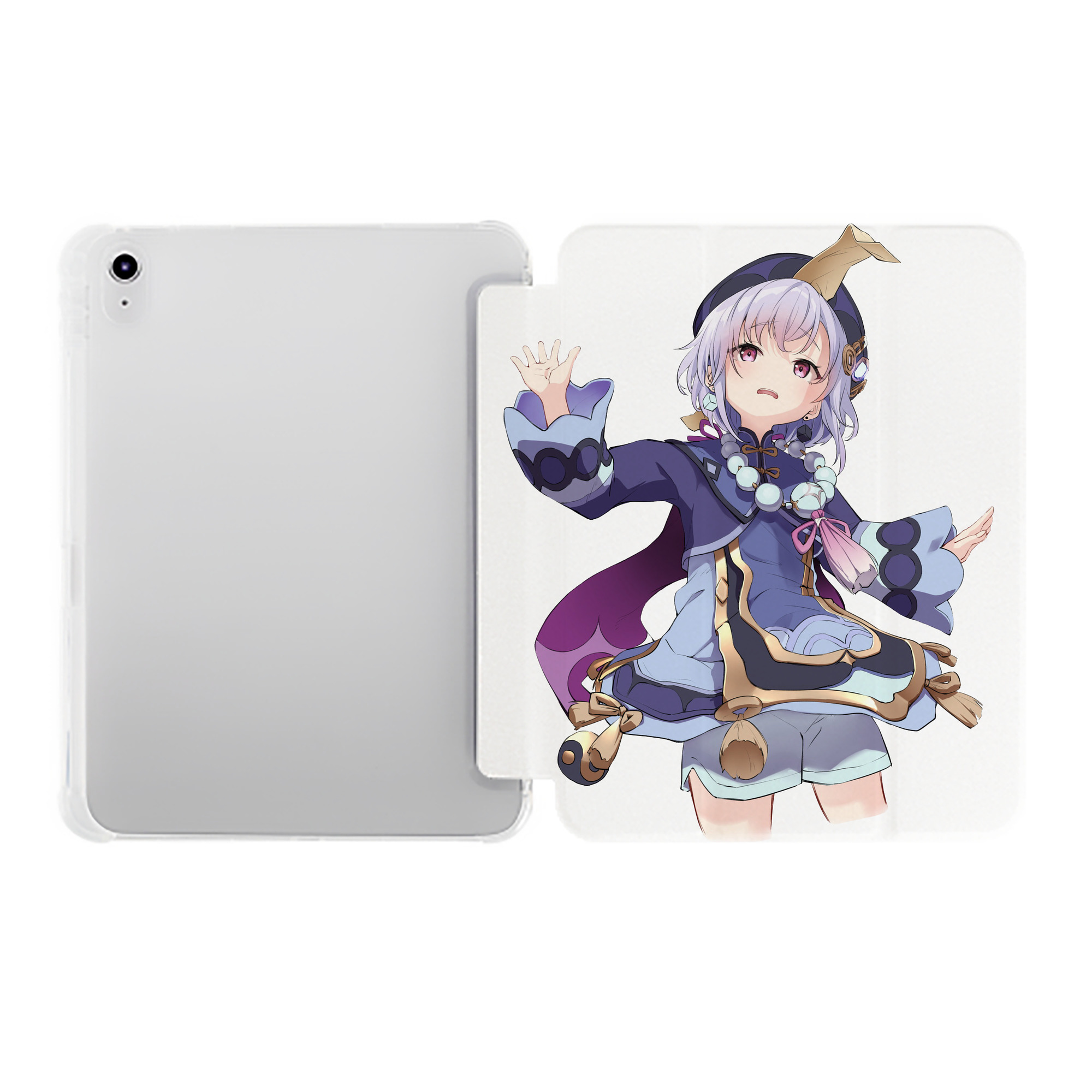 げんし神 七七 なな  genshin Nana IPad ケース ペン収納付き 三つ折りスタンド PUレザー×シリコン 対応機種9.5/10.5/10.9インチ